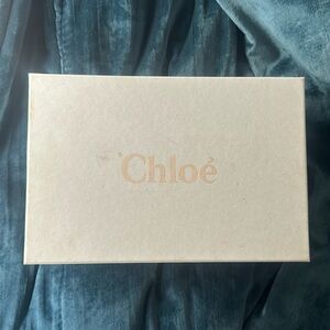 Chloe “woody logo slide sandal”